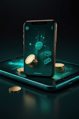 Smartphone mit Glorion Casino App